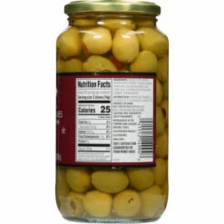 First Street Spanish Olives, Stuffed Queen, Premium, 21 Ounce -Delicious Food Shop 00708a31 67f5 40c8 9203 59b06e1ca757