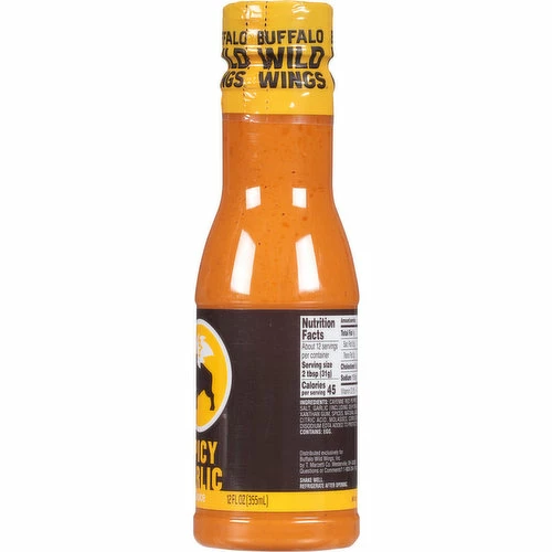 Buffalo Wild Wings Sauce, Spicy Garlic, 12 Fluid Ounce 5 Buffalo Wild Wings Sauce, Spicy Garlic, 12 Fluid Ounce - Image 3