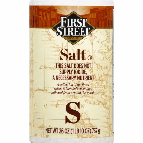 First Street Salt, 26 Ounce 3 First Street Salt, 26 Ounce