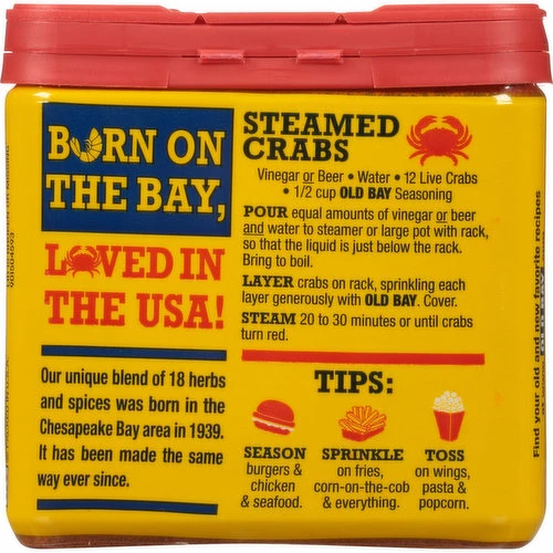 OLD BAY Classic Seafood Seasoning, 6 Ounce 3 OLD BAY Classic Seafood Seasoning, 6 Ounce