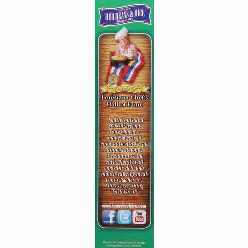 Tony Chachere's Dinner Mix, Creole Red Beans & Rice, 7 Ounce 4 Tony Chachere's Dinner Mix, Creole Red Beans & Rice, 7 Ounce - Image 2