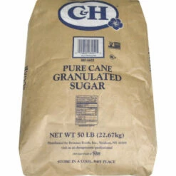 C&H Sugar, Granulated, Pure Cane, 50 Pound