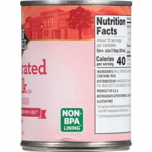 First Street Evaporated Milk, 12 Fluid Ounce 5 First Street Evaporated Milk, 12 Fluid Ounce - Image 3
