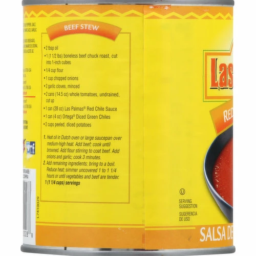 LAS PALMAS Red Chile Sauce, Medium, 28 Ounce 4 LAS PALMAS Red Chile Sauce, Medium, 28 Ounce - Image 2