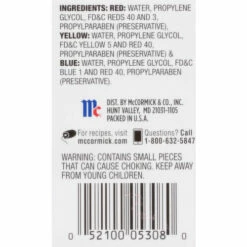 McCormick Assorted Food Colors & Egg Dye, 1.5 Fluid Ounce 8 McCormick Assorted Food Colors & Egg Dye, 1.5 Fluid Ounce -Delicious Food Shop 155e5f78 e520 4d80 9512 5f590e967551