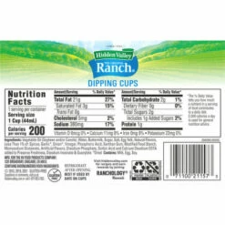 Hidden Valley Topping & Dressing, Dipping Cups, 8 Each