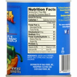 Ortega Green Chiles, Diced, Fire Roasted, Mild, 26 Ounce -Delicious Food Shop 16f4890c 66d6 4ff9 9411 308fe780d514
