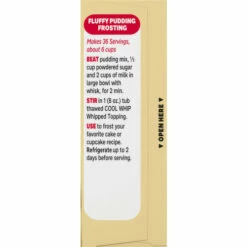 Jell-O Pudding & Pie Filling, Vanilla, Instant, Family Size, 5.1 Ounce -Delicious Food Shop 1b07d95d 58f4 4e08 bda8 88fbbd011d4a