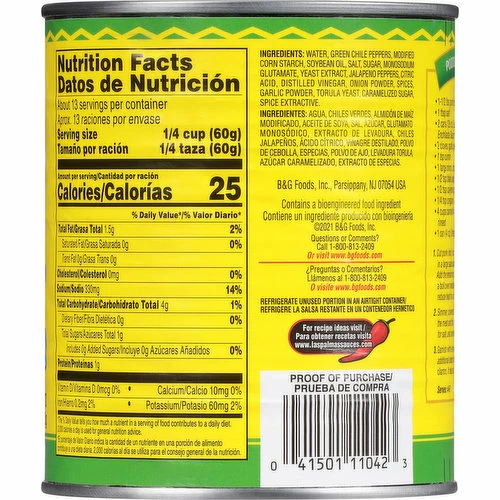 Las Palmas Enchilada Sauce, Green Chile, Mild, 28 Ounce 3 Las Palmas Enchilada Sauce, Green Chile, Mild, 28 Ounce