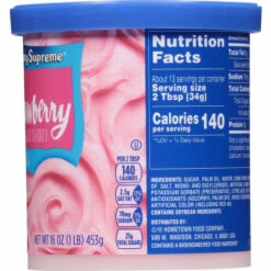 Pillsbury Frosting, Strawberry, 16 Ounce -Delicious Food Shop 1f536aaa 7f3f 45e2 a8cd 07558198b835