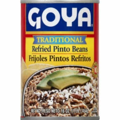 Goya Pinto Beans, Refried, Traditional, 16 Ounce