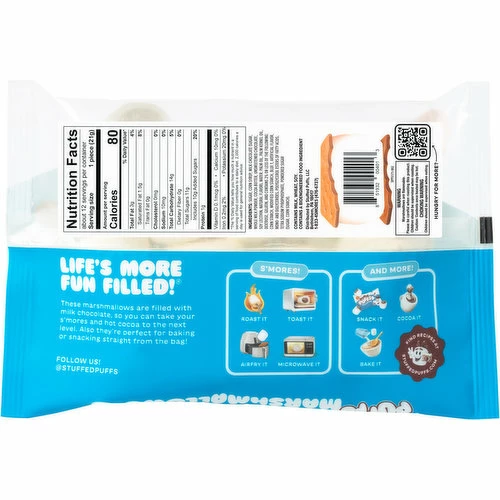 Stuffed Puffs Filled Marshmallows, Classic Milk Chocolate, 8.6 Ounce 3 Stuffed Puffs Filled Marshmallows, Classic Milk Chocolate, 8.6 Ounce