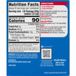 Jell-O Gelatin Dessert, Berry Blue, 6 Ounce