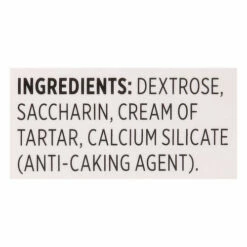 First Street Sweetener With Saccharin, Zero Calorie, 400 Each -Delicious Food Shop 20512eee c6c5 4477 9f8e 3f091a012261