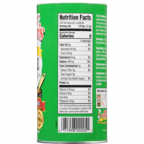 Tony Chachere's Creole Seasoning, The Original, 17 Gram 5 Tony Chachere's Creole Seasoning, The Original, 17 Gram - Image 3