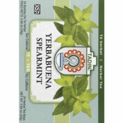 Tadin Herbal Tea, Spearmint, Herbal Tea Bags, 24 Each