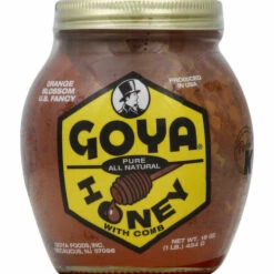 Goya Honey, With Comb, Orange Blossom, 16 Ounce