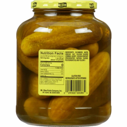 Mt Olive Pickles, Kosher Dills, 46 Fluid Ounce 3 Mt Olive Pickles, Kosher Dills, 46 Fluid Ounce