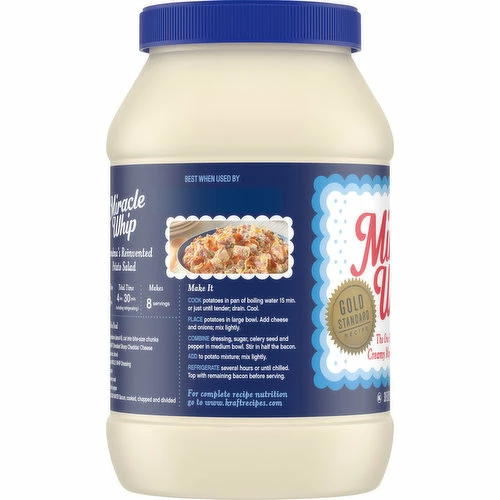 Miracle Whip Dressing, 30 Fluid Ounce 4 Miracle Whip Dressing, 30 Fluid Ounce - Image 2