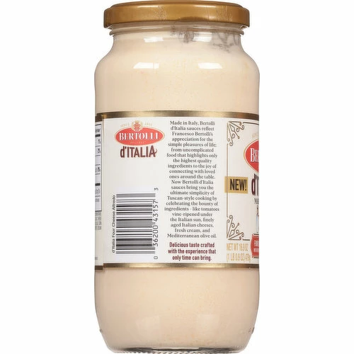 Bertolli Sauce, Four Cheese Alfredo, 16.9 Ounce 4 Bertolli Sauce, Four Cheese Alfredo, 16.9 Ounce - Image 2