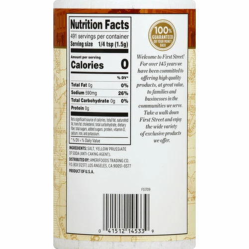 First Street Salt, 26 Ounce 4 First Street Salt, 26 Ounce - Image 2