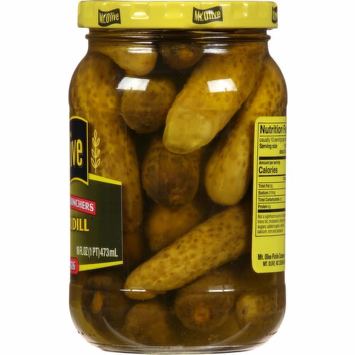 Mt Olive Pickles, Kosher Dill, Petite Snack Crunchers, 16 Fluid Ounce 5 Mt Olive Pickles, Kosher Dill, Petite Snack Crunchers, 16 Fluid Ounce - Image 3