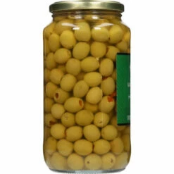 First Street Spanish Olives, Stuffed Manzanilla, Premium, 21 Ounce -Delicious Food Shop 2dad6edc 00f7 4be6 96f7 2450243294ae
