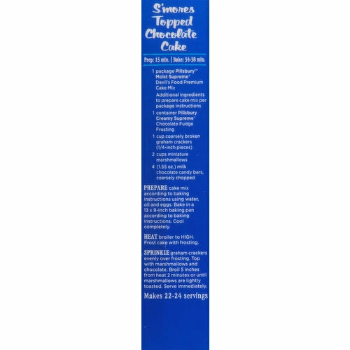 Pillsbury Cake Mix, Premium, Devil's Food, 15.25 Ounce 4 Pillsbury Cake Mix, Premium, Devil's Food, 15.25 Ounce - Image 2