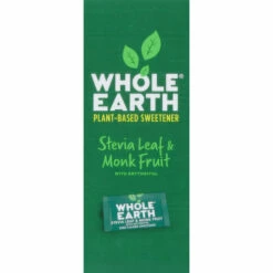WHOLE EARTH SWEETENER CO. Sweetener, Stevia Leaf & Monk Fruit, Packets, 40 Each -Delicious Food Shop 2f6781ad ef9e 4942 96d9 ed4041d6367c