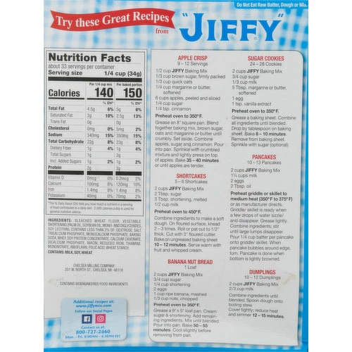 Jiffy Baking Mix, All Purpose, 40 Ounce 3 Jiffy Baking Mix, All Purpose, 40 Ounce