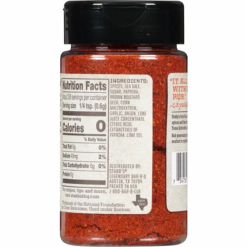 Stubb's Pork Rub, 5.07 Ounce 3 Stubb's Pork Rub, 5.07 Ounce
