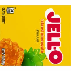 Jell-O Gelatin Dessert, Island Pineapple, 3 Ounce