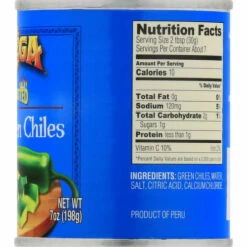 Ortega Green Chiles, Fire Roasted, Mild, Diced, 7 Ounce -Delicious Food Shop 372ca027 81aa 4433 b883 9650982179fa