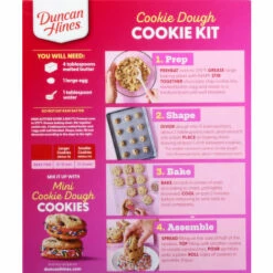 Duncan Hines Cookie Kit, Cookie Dough, 22.18 Ounce