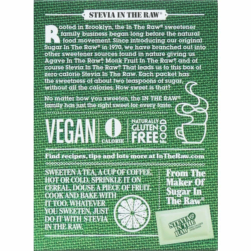 Stevia In The Raw Sweetener, Zero Calorie, 50 Each 3 Stevia In The Raw Sweetener, Zero Calorie, 50 Each