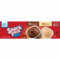 Snack Pack Pudding, Chocolate/Vanilla, Club Pack, 36 Each