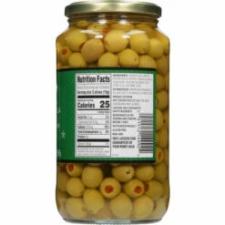 First Street Spanish Olives, Stuffed Manzanilla, Premium, 21 Ounce -Delicious Food Shop 43100a33 1302 4d71 b140 a9abf51799ce