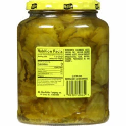 Mt Olive Pickles, Hamburger Dill Chips, 32 Fluid Ounce