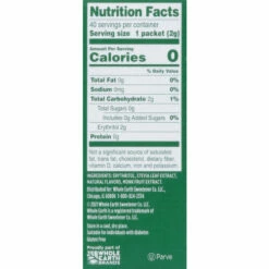 WHOLE EARTH SWEETENER CO. Sweetener, Stevia Leaf & Monk Fruit, Packets, 40 Each -Delicious Food Shop 47d94dd6 a146 44c1 b576 6230da267c93
