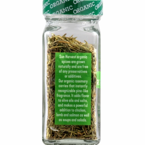 Sun Harvest Rosemary, Organic, 0.75 Ounce 4 Sun Harvest Rosemary, Organic, 0.75 Ounce - Image 2