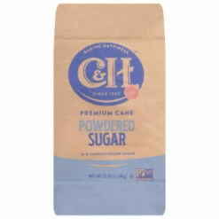 C&H Sugar, Powdered, Premium Cane, 25 Pound