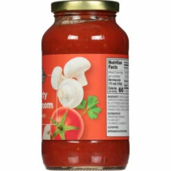 First Street Pasta Sauce, Hearty Mushroom, 24 Ounce -Delicious Food Shop 529bc3d7 2f8a 40c0 bd2e 617e1feafa92