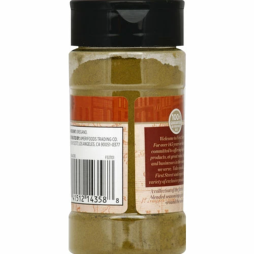 First Street Oregano, Ground, 2.5 Ounce 3 First Street Oregano, Ground, 2.5 Ounce