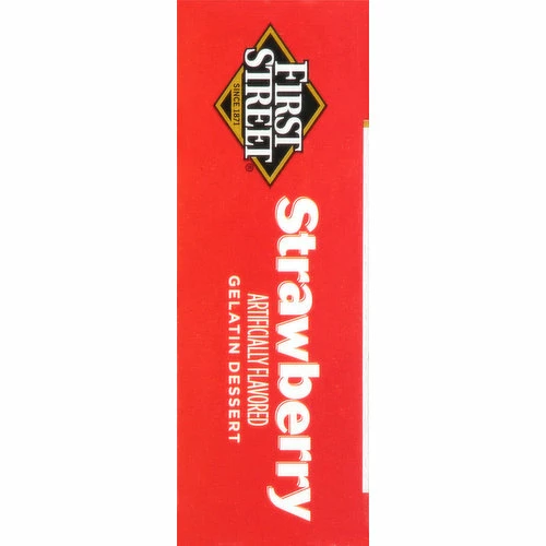 First Street Gelatin Dessert, Strawberry, 6 Ounce 4 First Street Gelatin Dessert, Strawberry, 6 Ounce - Image 2