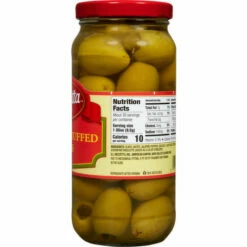 Mezzetta Olives, Jalapeno Stuffed, 10 Ounce -Delicious Food Shop 582f7a74 6560 46eb b8a1 240914bd7bd5