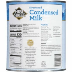 First Street Condensed Milk, Sweetened, 140 Fluid Ounce