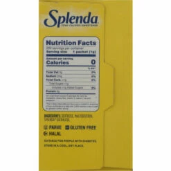 Splenda Sweetener, Zero Calorie, 200 Each 8 Splenda Sweetener, Zero Calorie, 200 Each -Delicious Food Shop 5ab1a390 e8ac 481a b8ca d0b5b5711550
