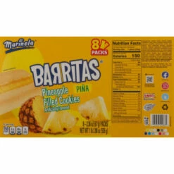 Marinela Cookies, Pineapple Filled, 8 Packs, 8 Each