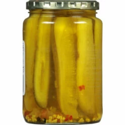 First Street Pickles, Zesty Kosher, Dill Spears, Fresh Pack, 24 Fluid Ounce