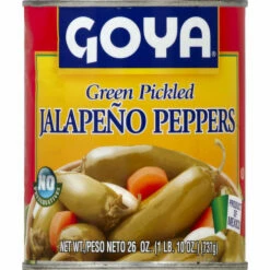 Goya Jalapeno Peppers, Green Pickled, 26 Ounce